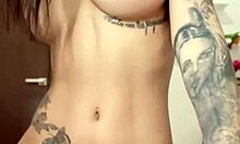 susy gala fingers her wet pussy shakes ass in red lingerie boots holiday vibe