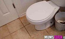 Stepmommy strokes your huge cock handjob blowjob to cum relief