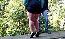 Chubby Bbw Mother In Law Squats Peeing Her Hairy Wet Pussy On Street Like Cow