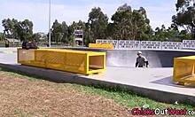 Aussie Blonde Bent Over for Intense Doggystyle Creampie Nailing