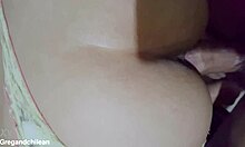 oh fuck this yummy filipina milf's tight wet pussy bent over doggystyle thong pull