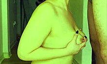 Pretty asian babe's juicy lips stretched around monster cock before massive facial blast