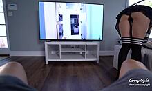 Stepdaughter seduces stepdad creampies her tight 18+ pussy