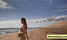 Busty Blonde Sahara Skye Sucks Charles Dera Beachside