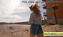 Busty Blonde Sahara Skye Sucks Charles Dera Beachside