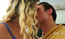 milf convinces friend to blow her boyfriend in hot threesome action