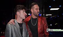 ronnie violet strips clothes ripped in taboo family stripclub fantasy fuck