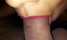 Exotic Latina Susy Sucks Cock with Juicy Lips Craving Cum