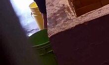 my primo rams my ass deep creampie while i wash clothes