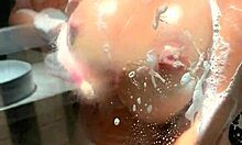 busty blonde lenushka doll soaks shower in bubbles for wet milf fantasy fuck!