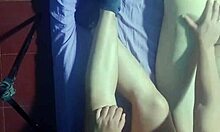 sexy latina girlfriend medi gives her guy a steamy homemade massage that turns into hot sex