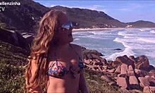 stunning brazilian nudist teens bare cute asses and tits on fantasy beach