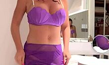 busty blonde lenushka doll soaks shower in bubbles for wet milf fantasy fuck!