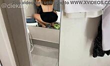 Sneaky Russian Teen Deepthroats BBC in Fitting Room