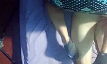 sexy latina girlfriend medi gives her guy a steamy homemade massage that turns into hot sex