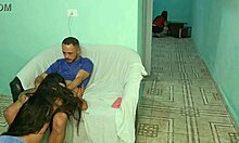 Risky Fuck with Wife's Friend Caught Red-Handed Orgy Style