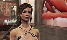 Piper's Fallout Lust: Brunette Teen Strapon Fucks Lesbian Partner Hard!