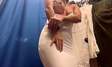 what if her big tits and huge nipples get caught changing in that hidden dressing room?