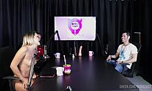 bruna carlos sheer red lingerie casting handjob compilation closeup