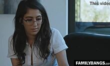 Elena Koshka And April O'Neil School Stepsisters Tribbing Crush