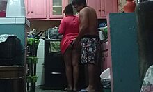 i ravish my father-in-law's big-assed wife while she preps kitchen food