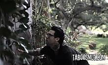 Pervy neighbor ravages petite blonde teen pussy doggystyle deepthroat monster cock ride