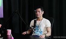 bruna carlos sheer red lingerie casting handjob compilation closeup