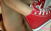 hey check this redhead latina's perfect big ass in full casting interview with toys