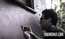 Pervy neighbor ravages petite blonde teen pussy doggystyle deepthroat monster cock ride