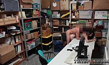 german milf cop eyes petite 18yo suspect on cctv ready for uniform interrogation
