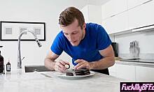 angry teen punishes stepbrother hard in the garage showdown