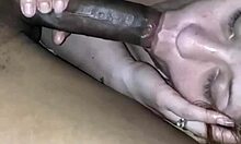 Horny Wife Devours Massive Black Cock Interracially