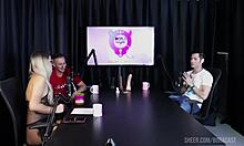 bruna carlos sheer red lingerie casting handjob compilation closeup