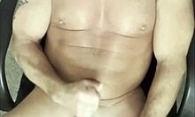 four massive loads coat muscular bodybuilder cock in day