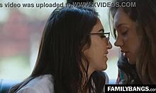 Elena Koshka And April O'Neil School Stepsisters Tribbing Crush