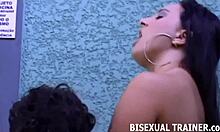 Ready for your first bisexual threesome with this hot friend?