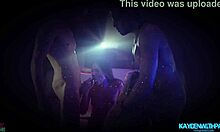 Two swinger couples swap partners amateur foursome big cocks doggystyle riding