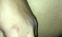 Hot BBW Latina girlfriend stuffs two huge dildos in her fat pussy!