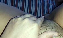 i'm rubbin my innocent hairy wet pussy clit while parents gone... oops gonna cum