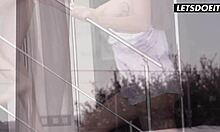 Nancy A Liya Silver moan fingering kiss intense lesbian