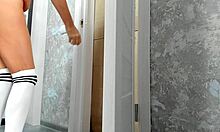 stepmom milf swallows fresh sperm after deep blowjob?