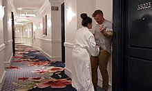 Desperate crazy lesbians Quinn Finite and Angel Provocateur crave sperm donor breeding frenzy