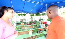 PRADA SOUTH AFRICAN BADDIE PUBLIC DEEPTHROAT CUMSHOT!