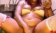 Ugly Babe's Dildo Masturbation Triggers Explosive First Squirting Orgasm