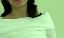 hey neighbor, check out this busty girl's huge natural tits up close