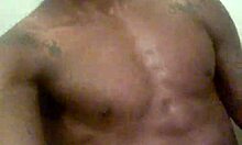 late night striptease rips clothes monster black cock tease