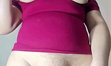 Hey stepson check out stepmom's giant cameltoe pussy dripping in leggings