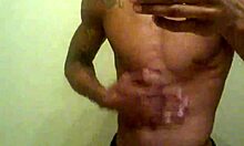 late night striptease rips clothes monster black cock tease