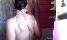 spying on my friend's hot fat milf masturbates her shaved wet pussy on cam