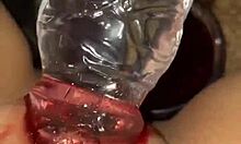 ARAB TEEN PUSSY STUFFED WITH FOOD IN KINKY FETISH MASTURBATION COMPILATION!